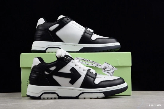 O-W Out Sneakers Of Leather Office Low-top 0902